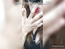 Mlle  Lolaa - Je Vide Et J'avale Le Sperme D'un Joggeur En Forêt