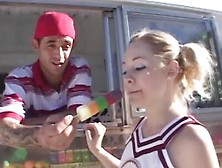 Cheerleader Cindi Loo Facialed And Fucked Part 1