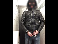 Amazing Jerk Off And A Huge Cumshot In A Public Toilet