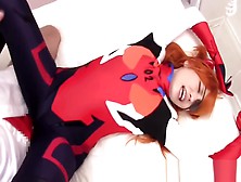 Redhead In Eyepatch Cosplay Gets Naked And Fucked
