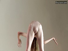 Hot Sofia Zhiraf Russian Brunette Teen Spreading Legs