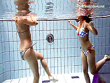Chesty Underwater Honies Iva Brizgina And Paulinka