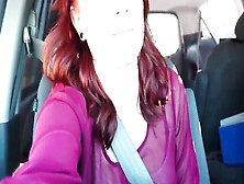 Amateur Redhead Is Fucked By A Hung Black Dude In The Car