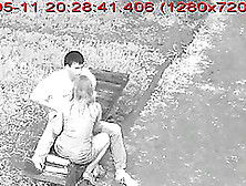 Amateur Couple On A Date And Caught By Street Camera