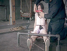 Young Restrained Sub Cunt Toyed Til Dripping