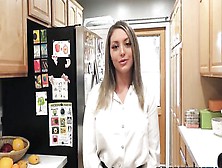 Buxom Elegant Blonde Real Estate Agent Throws In Sex To Seal The Deal