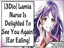 3Dio Lamia Nurse Is Delighted To See You Again! Ear Eating Asmr Wholesome