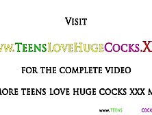 Bigcock Loving Teen Tasting Thick Dong