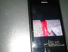 Lady L Crush Mobile Phone Nokia With Extreme High Heels.