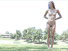 Yummy Kourtney Strip Outdoors In A Reality Solo Model Video