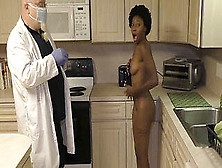 Enf Abased Black Acuentist Unclothed Naked And Washed