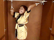 Asian Babe Jodi Is Restrained In Her Closet