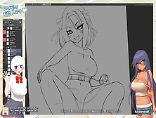 Stream | Picarto | Kuroonehalf - Drawing With Kuro (2020. 07. 01 D)