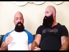 Hairy Muscle Gay,  No Condom,  Muscle Bear Fuck