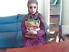 Ex Arab Girlfriend Doggy Style Couch Stiff Shaft