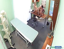 Sexy Platinum Lady Performing In Real Medical Xxx Video