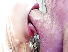 Humongous Lips Stepsister Teenie Lick With Passion