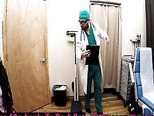 Genesis Gets 1St Gyno Exam By Nurses Aria Nicole & Channy Crossfire As Doctor Tampa Watches!