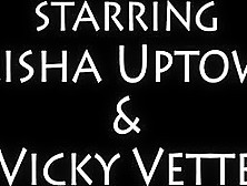 Sexy Trisha Uptown Takes Slutty Shower With Vicky Vette!