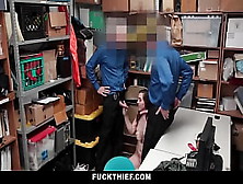 Teenie Shoplifting Suspect Taken To Mall Back Office For Stripsearch By 2 Officers - Lexi Lovell - Fuckthief. Com