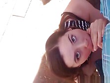 Girlfriend Gets Facialized After A Nice Hardcore Fuck Outdoors