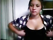 Skinny Arabian Girl Stripping On Her Webcam Sex Show