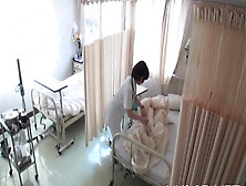 Horny Nurse Enjoys Dong In Her Pussy While At The Hospital