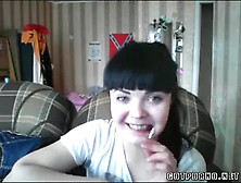 Sexy Whore Strips And Dances On Web Cam