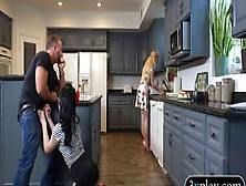 Stunning Woman Gets Banged By Hard Dick In The Kitchen