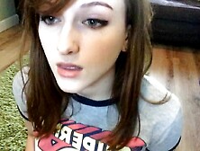 Horny Gamer Girl Gets Distracted And Fucks Herself