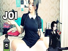 Wednesday Addams Joi Portugues,  English And Spanish,  Creampie - Big Boobs