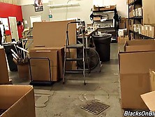 Black Head And His Wife Punish Their Employees And Cum In Her Pussy