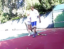 Busty Teen Pussyfucked By Her Tennis Trainer