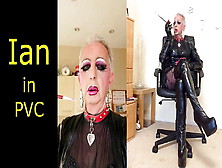 Pvc Fetish Tranny Smoking With Long Nails And Fag Boots