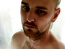 Boy Goes To Have A Shower On A Cold Winters Day To Warm Up