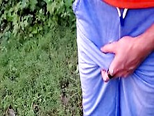 Freeballing,  Playing,  And Pissing My Shorts With A Packer Dick