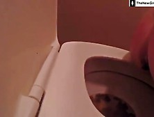Pooping On Toilet