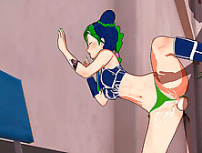 Jojo - Jolyne Cujoh Three Dimensional Anime Porn