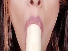 Sloppy Banana Deepthroat Asmr