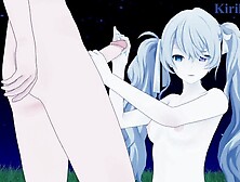 Hatsune Miku (25-Ji,  Nightcord De. ) And I Have Intense Sex.  - Project Sekai Vocaloid Cartoon