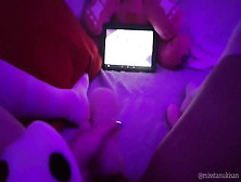 Wild Asian Fuckslut Dims The Light And Plays With Her Cunny While Witnessing Anime Porn On Her Smartphone