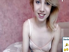 Masturbation – Cute Blonde Russian Amateur Teen On Webcam
