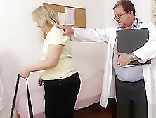 Blondhaired Chubby Milf Explored By Cunt Doctor