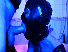 Bizarre Milf Eva Latex Lick Humongous Wang Deepthroath Gonzo Older Latex Mask Heels Leather Goddess Kink