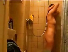 Hairy Dutch Girl In The Shower