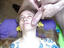 Cum-Shot Massage With Giant Penis And Cream
