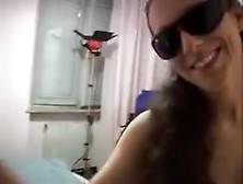 Italian Slut Bonks While Wearing Sun Glasses.