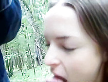 Blowjob In The Wood