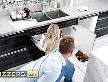 Hot Plumber Kaylee Ryder Is Better At Fixing Van's Pipe Than Fixing His Kitchen Sink - Brazzers