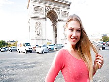 Lucy Heart French Slut Welcomes Manuel To Paris With Anal Sex
